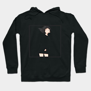 Anime Girl transparent background Hoodie